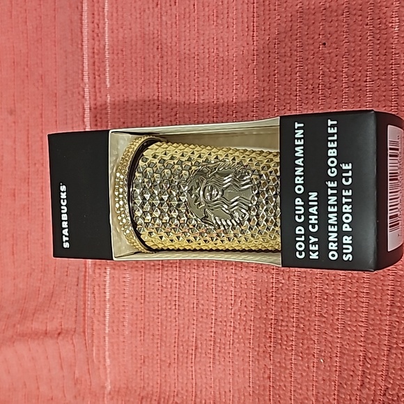 Starbucks Holiday Starbucks Gold Cup Ornament Keychain Poshmark